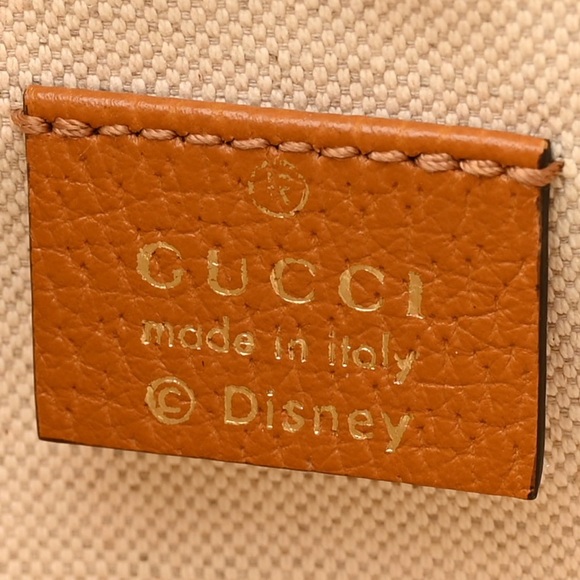 Gucci X DISNEY Mini Vintage GG Supreme Monogram Bucket Bag Beige Vintage Sun Oil - Picture 10 of 11